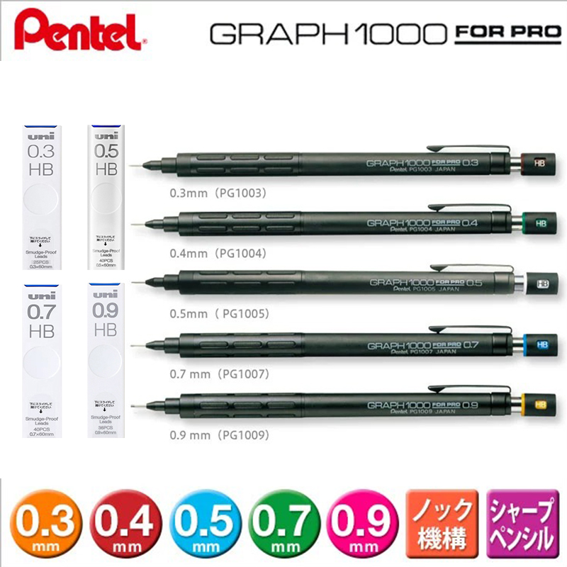 Pentel Pen Energel - Pensil Otomatis Pentel untuk Gambar Grafit