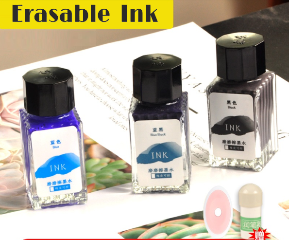 Fountain Pen Bottled Ink - Tinta Dapat Dihapus Termosensitif 20Ml/Botol Tidak