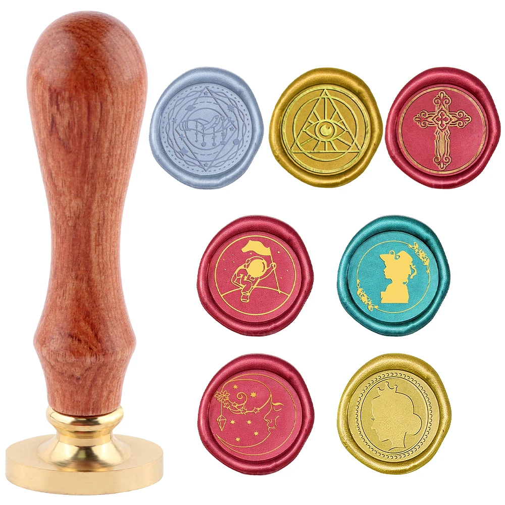 Wax Seal Stamp Set - Set Stempel Segel Lilin 1 Kepala