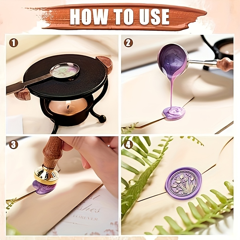 21pc Set Stempel Lilin dengan  - Wax Seal Stamp Set ulasan dan harga