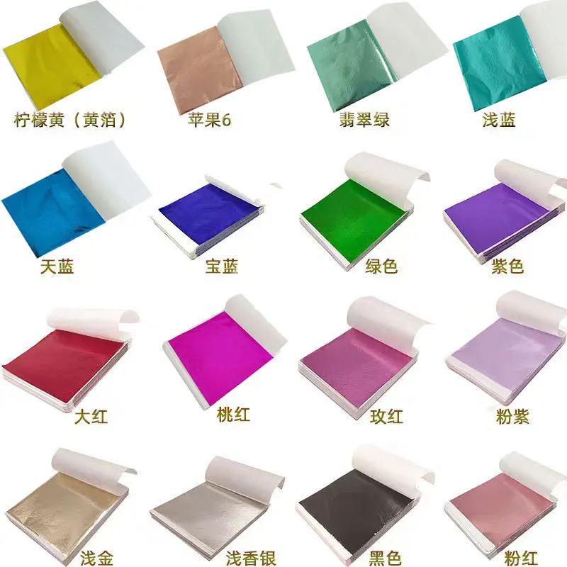 100 buah 9Cm kertas Foil daun  - Ink Blotter Paper ulasan dan harga