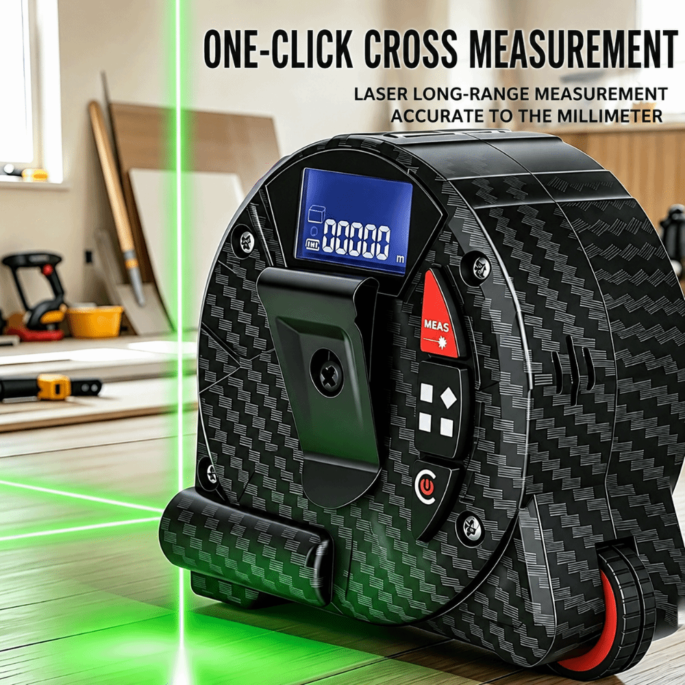 Meteran Laser 3 in 1 5 Meter,  - Tape Dispenser Weighted ulasan dan harga