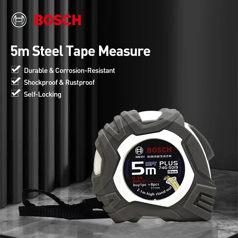 Pita Ukur Bosch, Penggaris Ret - Tape Dispenser Weighted ulasan dan harga